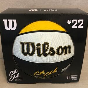Caitlin Clark Iowa Hawkeyes Colors Wison  Mini Sz 3 Basketball NIB Pls Read